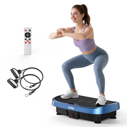 Vibration Plate Exercise Machine – 120 Speed Levels, 330lb Capacity, Whole Body Workout Platform for Home Gym, Fat Burning & Muscle Relaxation, 7 Colors