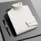 Men's Slim Fit Knit Turtleneck Sweater – Anti-Pilling Long Sleeve Pullover for Autumn & Winter