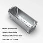IGT Camping Table 0.5-Unit Foldable Stainless Steel Drawer Storage Box with Drain Basket