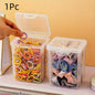 1Pc Stackable Transparent Hair Accessory Storage Box with Snap Lid - Dustproof, Waterproof, Plastic Organizer for Jewelry