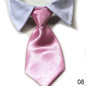 Pet Bow Tie Collar Tuxedo - Formal Necktie for Dogs & Cats, Small & Medium (32cm/12.6in, 40cm/15.75in) - 12 Colors