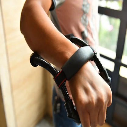 Adjustable Wrist Trainer Hand Grip — Forearm Strengthener & Portable Grip Exerciser