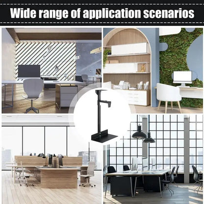 PC Under Desk Mount Computer Case Holder CPU Mount Heavy Duty Computer Case Stand Under Desk PC Stand Holder For Table Floor