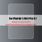 Tempered Glass Screen Protector for iPad — 9H Hardness, Anti-Fingerprint, Bubble-Free, Stylus Compatible — 1-Pack (Fits 11-inch, 10.9-inch, 10.2-inch, 9.7-inch, iPad Air & Mini)