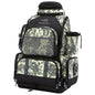 Lightweight Tactical Fishing Tackle Backpack with Soft Tackle Box and Rain Cover