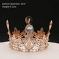 Rhinestone Crown Baking Cake Topper Headwear Decoration Children's Hair Accessories Princess Wedding Birthday Party Supplies New