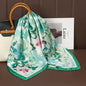 Luxury Satin Silk Square Scarf – Shawl, Hijab & Fashion Wrap 2023