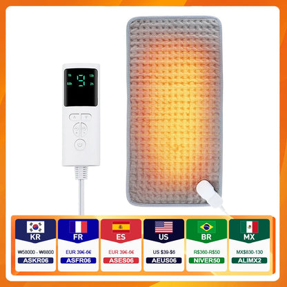 Electric Heating Blanket – Warm Heated Pad for Bed & Sofa Winter Use