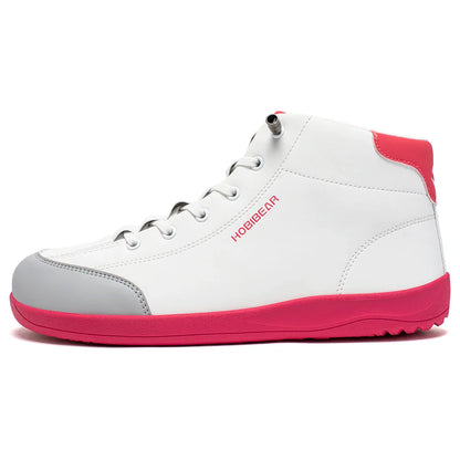 Mid-Top Barefoot Ankle Boots Wide-Toe Zero-Drop Non-Slip Artificial Leather Shoes