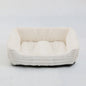Plush Square Pet Bed for Dogs & Cats, Calming Kennel Sofa Cushion in Multiple Sizes (XS-XXL)