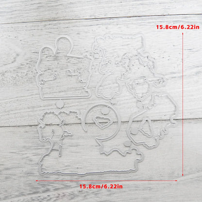 Halloween Transparent Silicone Stamp Set, Coded Designs