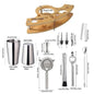 Stainless Steel Boston Cocktail Shaker Set – 550 ml (18.6 oz) & 750 ml (25.4 oz) Martini Mixer for Bartenders and Home Bar