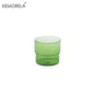 KEMORELA 290ML Glass Cup Coffee Mug Origami Style Heat Resistant Vintage Drinkware Smoothie Shot Transparent Wine Ice Beer