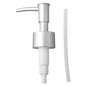 28/400 Thread Reusable Soap Dispenser Pump Head Brushed Finish Replacement for Kitchen & Bathroom Bottles