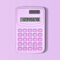 Mini Solid Color Pocket Calculator — Portable 4.0 x 2.5 in (100 x 63 mm) for Office, School & Teaching