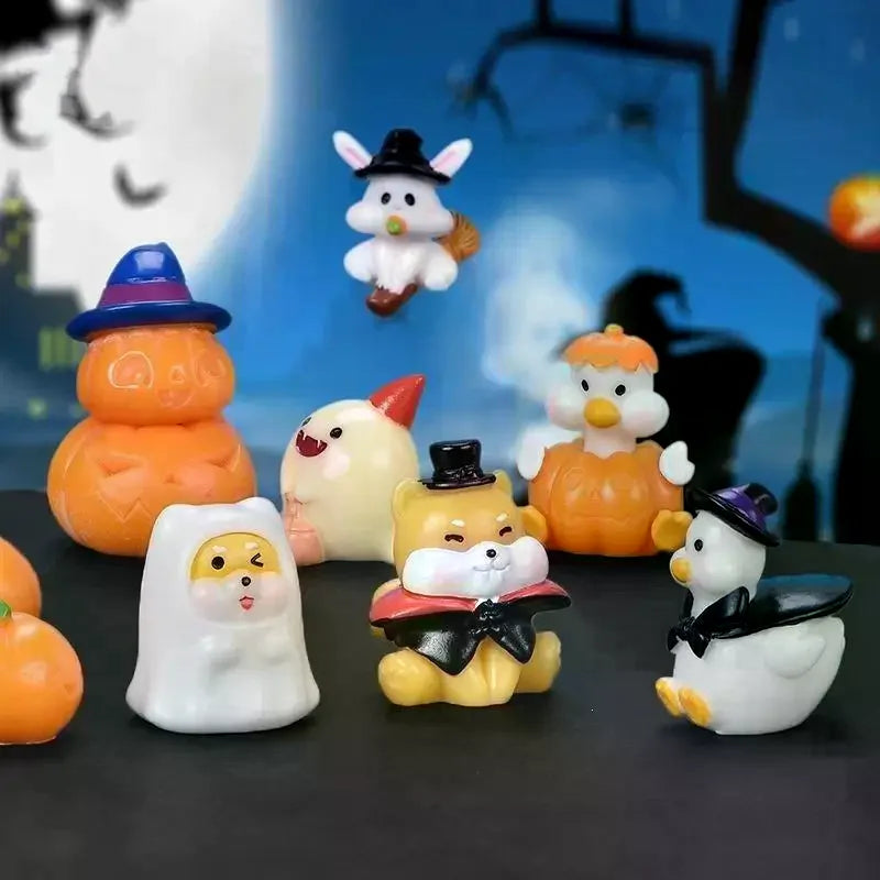 Halloween Mini Resin Figurine, 2-4cm, 16 Designs