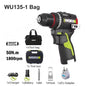 Cordless 12V Brushless Drill Driver 50 Nm Torque 1800 RPM Electric Screwdriver with Smart Clutch