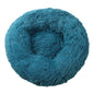 Orthopedic Donut Pet Bed – Calming Anti-Anxiety Round Dog & Cat Sofa, Washable Plush Bolster Bed (Fits 15.7–39.4 in / 40–100 cm)