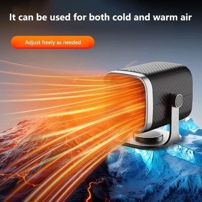 12V/24V Car Electric Heater & Cooling Fan Windshield Defogger Defroster