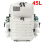 25L & 45L Tactical Backpack for Men & Women – Laser-Cut MOLLE Hiking Daypack, School & Gym Rucksack with Dual Bottle Holders