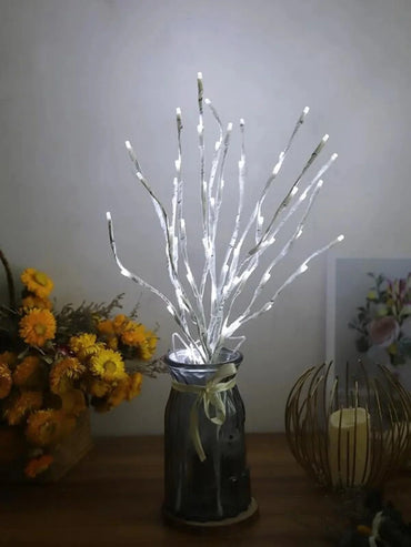 White Birch Branch LED Twig Light – 72 cm (28.35 in) Battery-Operated Warm White – 1‑Pack Christmas & Wedding Decoration