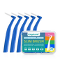 Interdental Brush 20-Pack - Soft Mini Brushes with Dust Cover for Orthodontic and Dental Cleaning