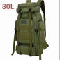 Tactical Mountaineering Backpack 80L / 100L (≈21 / 26 US gal) – Large Hiking, Camping & Travel Rucksack with Molle, Oxford Polyester