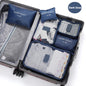 6-Piece Travel Packing Cubes Set Foldable Luggage Organizers for Clothes, Shoes & Toiletries