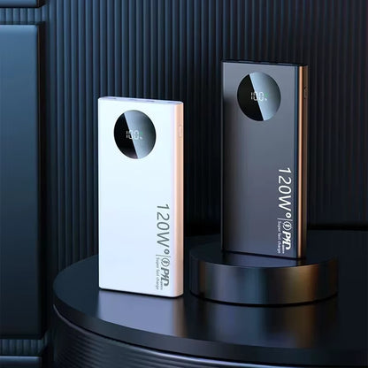 500000mAh Power Bank 120W Super Fast Charging PD20W Dual Way Digital Display Airplane Safe CCC For iPhone Samsung Xiaomi