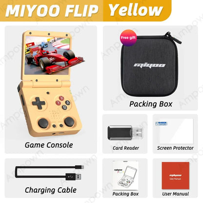 3.5-inch (8.9 cm) IPS Handheld Retro Game Console — Linux Onion OS, 5000+ Games, Mini HDMI & USB-C, 3000mAh