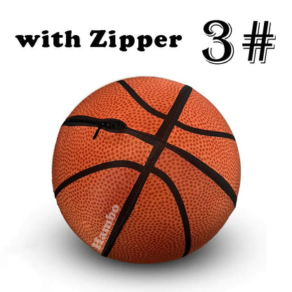 Silent Indoor Basketball with Fabric Cover — Sizes 5/6/7 Training Ball