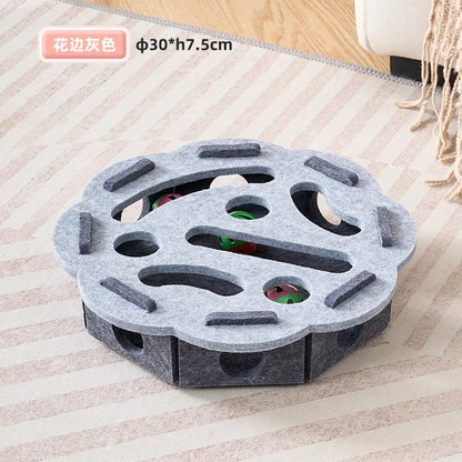 Indoor Sisal Cat Scratching Post — Interactive Kitten Toy & Playhouse for Exercise
