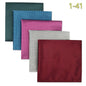 5-Pack Men's Microfiber Pocket Squares 12.6 in (32 cm) - Jacquard Woven Wedding & Formal Handkerchiefs, Assorted Patterns