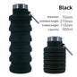 Collapsible Silicone Water Bottle - BPA-Free, Portable & Reusable for Outdoor Adventures