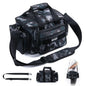 Fishing Tackle Bag 14.96 x 9.05 x 7.48 in (38 x 23 x 19 cm) High-Capacity 600D Oxford Shoulder Backpack for Fishing, Camping & Cycling