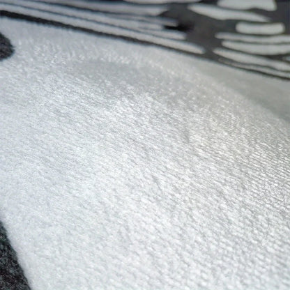 VIKAMA Art Wave Pattern Floor Mat, Anti-Slip And Absorbent, Soft. Home Decoration Carpet In The Entrance, Bathroom Area.