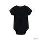 3PCS Baby Bodysuit Set (0–12M) – Soft Cotton Solid Color Summer Rompers for Boys & Girls