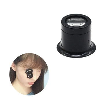 Watchmaker Jeweler Loupe Magnifier - Handheld Optical Glass Loupe 3X 5X 10X 15X 20X