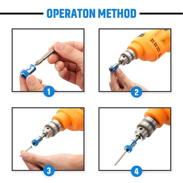 Magnetic Bit Holder Ring 1-Pack — Fits 1/4 in (6.35 mm) Screwdriver Bits, Magnetic Screw Retainer for Electric Screwdrivers