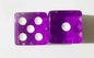 10pcs/set Transparent Dice Right Angle Dice Board Game Accessories 16mm
