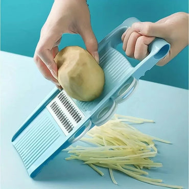 7-in-1 Mandoline Slicer – Multi-Function Vegetable & Cheese Grater for Potato, Carrot, Cucumber