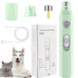 Electric Dog Nail Grinder – USB Rechargeable Pet Nail Clipper & Painless Trimmer for Small and Large Pets