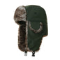 Men's Warm Soldier Hat Winter Pilot Patrolman Earmuffs Polyester Fiber Warm Russian Ski Hat Windproof Cold Pilot Hats