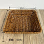 Imitation Rattan Fruit Basket Sundry Storage Basket Hand-Woven Storage Box Home Storage Supplies Tabletop Display Rattan Basket