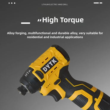 18V Cordless Electric Screwdriver & Rechargeable Hand Drill — Brushless Motor Multifunctional Tool