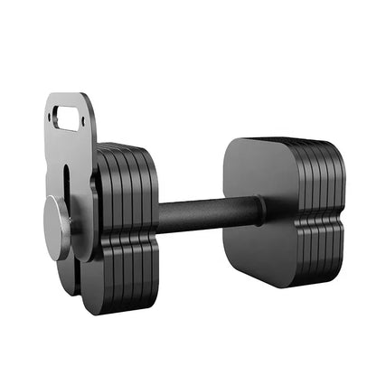 Pure Steel Adjustable Dumbbell Set 4kg–102kg | Quick 2kg Increment Square Plug-In (Pair)