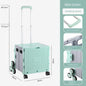 Multifunctional Folding Camping Trolley - Large Capacity Portable Outdoor Storage Cart