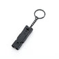 1Pcs Double Pipe Whistle Pendant Keychain High Decibel Portable Outdoor Survival Emergency Camping Tool Multifunction Whistle