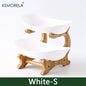 2/3-Tier Wooden Fruit Stand - Modern Snack & Candy Tray, Dried Fruit Basket and Cake Stand
