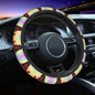 Kawaii Manga Steering Wheel Cover Soft Universal Fit 37-38 cm (14.5-15 in) Car Protector